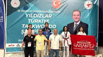 Yunusemre Belediyespor Taekwondocusu Selvinaz Küçükcankurtaran Altın Madalya Kazandı