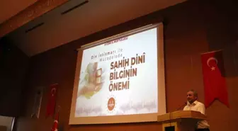 Aydın İl Müftülüğü tarafından 'Din İstismarı ile Mücadelede Sahih Dini Bilginin Önemi' konulu konferans düzenlendi