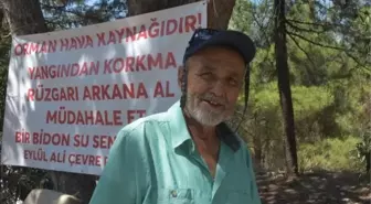 Bodrum'da Orman Yangınlarına Karşı Su Bidonu Kampanyası