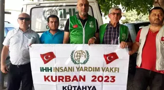 Kütahya İHH İnsani Yardım Derneği 300 aileye kurban eti dağıttı