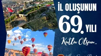 Nevşehir'in İl Oluşunun 69. Yıl Dönümü Kutlandı