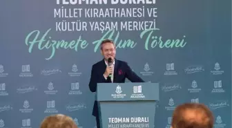 Başakşehir'de Teoman Duralı Millet Kıraathanesi ve Kültür Yaşam Merkezi Açıldı