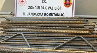 Zonguldak'ta demir hırsızlığı yapan 5 şüpheli yakalandı