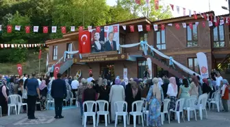 Balıkesir'de Gürcü mimarisiyle inşa edilen Armutalan Kültür Merkezi hizmete açıldı