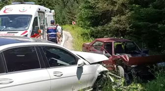 Bolu Seben yolunda park halindeki araç kazaya sebep oldu