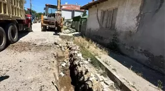 Lüleburgaz Ahmetbey beldesinde altyapı çalışmaları sürüyor