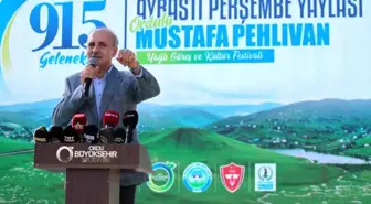 TBMM Başkanı Numan Kurtulmuş Aybastı Perşembe Yaylası Güreş ve Kültür Festivallerine Katıldı