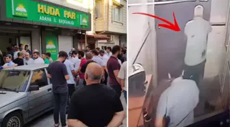 1 kişi hayatını kaybetti, 1 kişi yaralandı! HÜDA PAR binasındaki kanlı saldırının ardından yaşananlar kamerada