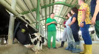 Veterinerlik öğrencilerine çiftlikte uygulamalı eğitim