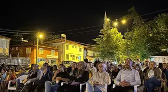 Çankırı'nın Yapraklı ilçesinde açık hava sinema etkinliği düzenlendi