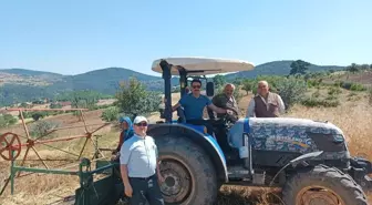 Oğuzlar Kaymakamı Ali Emre Tekin Çiftçilerin Buğday Hasadına Katıldı