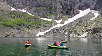 Giresun'da Buzul Gölleri Kano ve Trekking Tutkunlarını Ağırlıyor