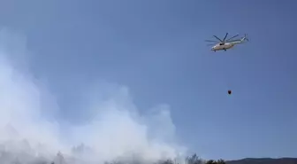 Antakya'da Orman Yangınına Havadan ve Karadan Müdahale