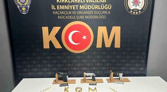 Kırklareli'de Organize Suç Örgütüne Operasyon: 4 Gözaltı