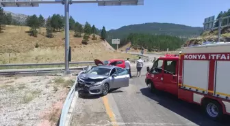 Konya'da trafik kazası: 5 kişi yaralandı