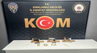 Kırklareli'nde Organize Suç Örgütüne Operasyon: 4 Gözaltı