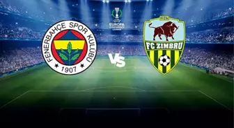 Canlı anlatım! Fenerbahçe-Zimbru maçında yağmur gibi gol var