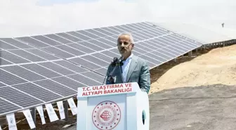 Bakan Uraloğlu, Van'da güneş enerjisi santralinin açılışını yaptı Açıklaması