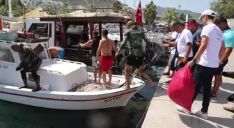 Bodrum'da Deniz Dibi Temizliğinde 362 Kilogram Atık Çıkarıldı