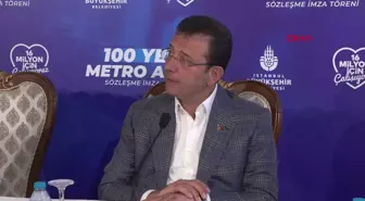 İMAMOĞLU, 100 YENİ METRO ARACI TEMİNİ İMZA TÖRENİNE KATILDI