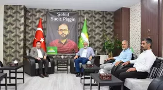 Bağlar Belediye Başkanı Hüseyin Beyoğlu HÜDA PAR Diyarbakır İl Binasını Ziyaret Etti