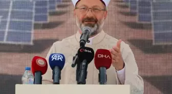 Diyanet İşleri Başkanı Ali Erbaş, GES Projesinin Açılışına Katıldı