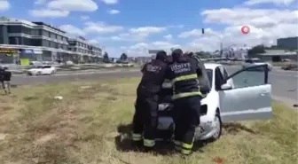 Işık ihlali kazayı, kaza kavgayı getirdi