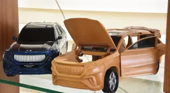 Konya'da Togg'un ahşaptan oyuncakları üretiliyor