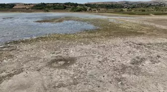 İstanbul'da Büyükçekmece Gölü kurumaya başladı