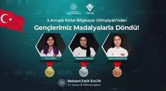Türk Öğrenciler Avrupa Kızlar Bilgisayar Olimpiyatı ve Uluslararası Kimya Olimpiyatı'nda Madalyalar Kazandı