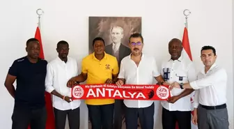 Antalyaspor'un Fildişi Sahili'nden gelen konukları tesislerini ziyaret etti