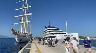 Muğla Bodrum'a iki kruvaziyer gemi geldi