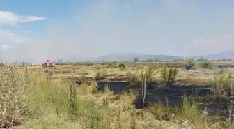 Konya'da çıkan yangın hızla söndürüldü