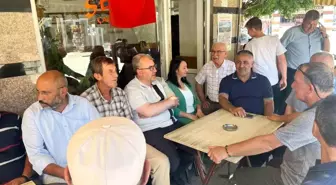 AK Parti Bilecik İl Başkanı Serkan Yıldırım, Pazaryeri'nde esnaf ve halk ile buluştu