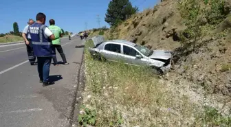 Tavşanlı'da trafik kazası: Sürücü yaralandı