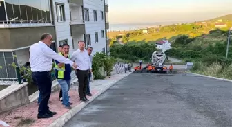 Canik Belediyesi, ilçede yol çalışmalarına devam ediyor