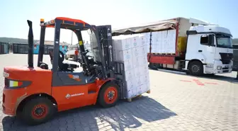 TDV, Kahramanmaraş'taki depremzedelere 7 bin koli yardım ulaştırdı