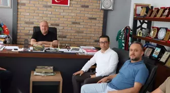 Sakarya Büyükşehir Belediyesi Afet İşleri Dairesi Başkanı Muhammet Batur Turalıoğlu, Söğütlü Belediye Başkanı Koray Oktay Özten'i ziyaret etti