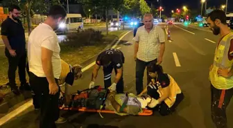 Tekirdağ Çorlu'da Alkollü Sürücü İşçiye Çarptı