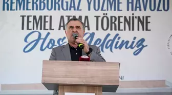 Gençlik ve Spor Bakanı Osman Aşkın Bak, Kemerburgaz Kapalı Yüzme Havuzu'nun Temel Atma Törenine Katıldı