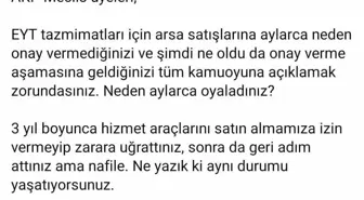 İzmit Belediye Başkanı Fatma Kaplan Hürriyet, EYT'li personelin tazminatı konusunda Cumhur İttifakı'na tepki gösterdi