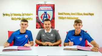 Altınordu, genç kanat oyuncularıyla profesyonel sözleşme imzaladı