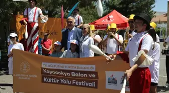 Kültür ve Turizm Bakanı Mehmet Nuri Ersoy, Nevşehir'deki etkinlik alanlarını gezdi