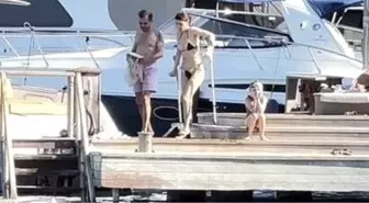 Kenan Doğulu ve Beren Saat Bodrum'da tatil yapıyor