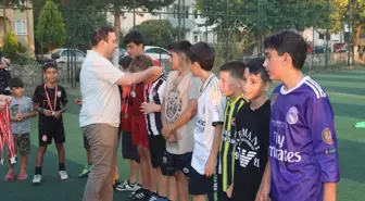 Cide'de düzenlenen Yaz Kur'an Kursu Futbol Turnuvası sona erdi