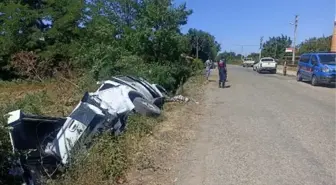 Samsun'da kamyonet kaza yaptı: 1 ölü, 2 yaralı