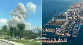 PATLAMA NEREDE OLDU? Derince Limanı nerede? Kocaeli limanı patlaması son dakika izle!