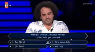 (Hangisi UNESCO Dünya Mirası Listesi'nde yer almaz?...) Kim Milyoner Olmak İster 8 Ağustos Sorusu Cevabı Nedir? 50 Bin TL'lik soru ve cevabı ne?
