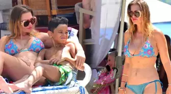 Seçkin Piriler Oğluyla Bodrum'da Tatilde