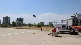 Diyarbakır'da Havuzda Boğulma Tehlikesi Geçiren Kız Çocuğu Helikopterle Hastaneye Ulaştırıldı